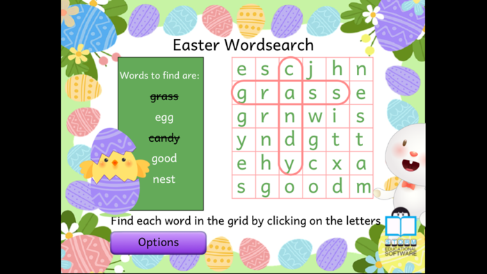 Easter Wordsearch Lite
