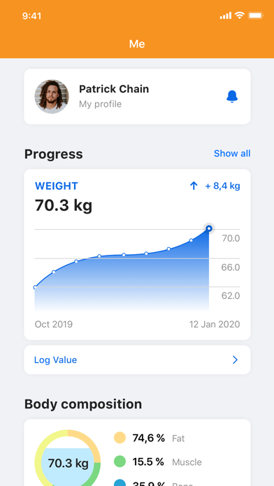 Kensho Premium Fitness Screenshot