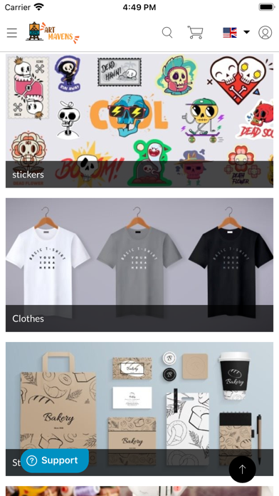 Art Mavens Store Screenshot