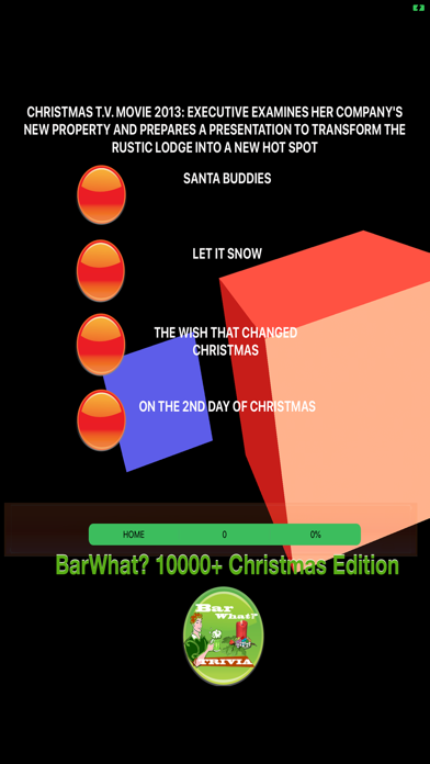 How to cancel & delete BarWhat? Christmas 10K+ Trivia from iphone & ipad 1
