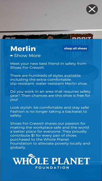 Shoes For Crews© AR Screenshot