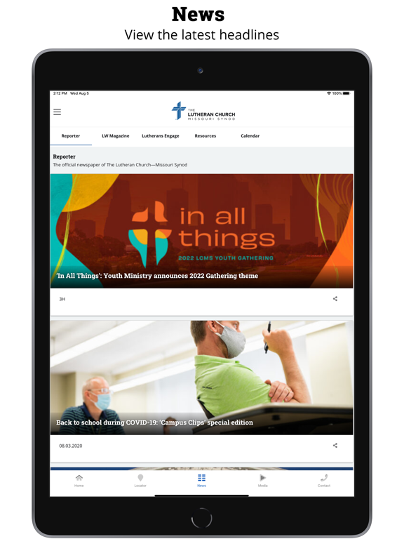 The LCMS iPad screenshot 4 - Productivity app