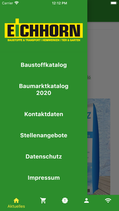 EICHHORN AG Screenshot