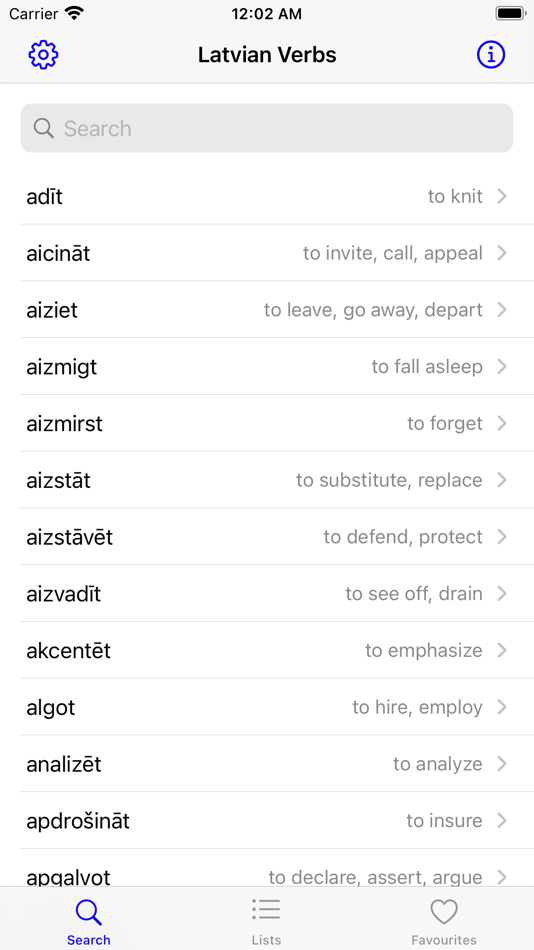 #1. Latvian Verbs (iOS) 由: DekSoft
