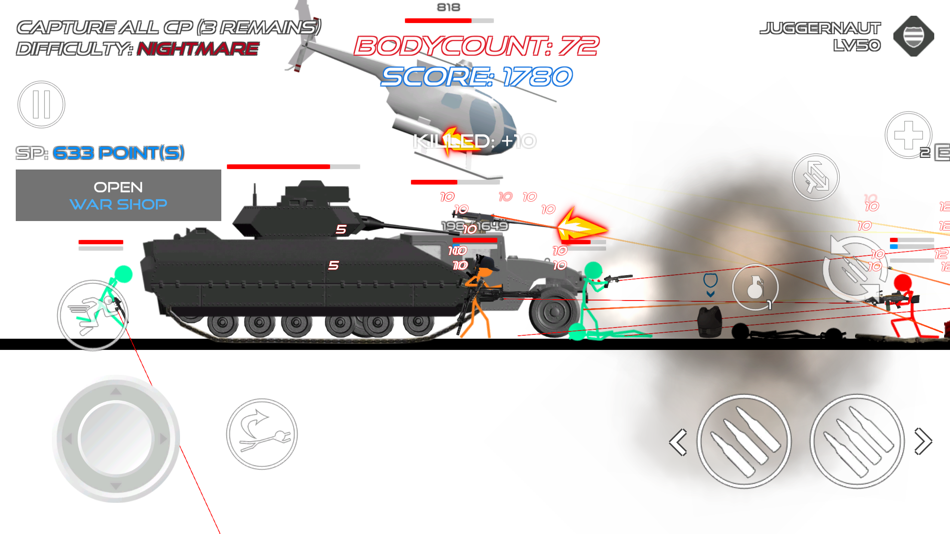 #7. Stick Warfare: Blood Strike (iOS) Göre: MinGyu Choi