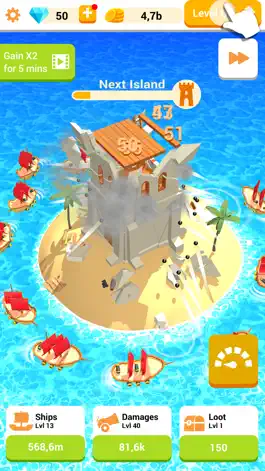 Game screenshot Idle Loot Island apk