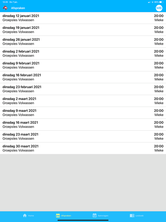 Screenshot #6 pour ManegePlan