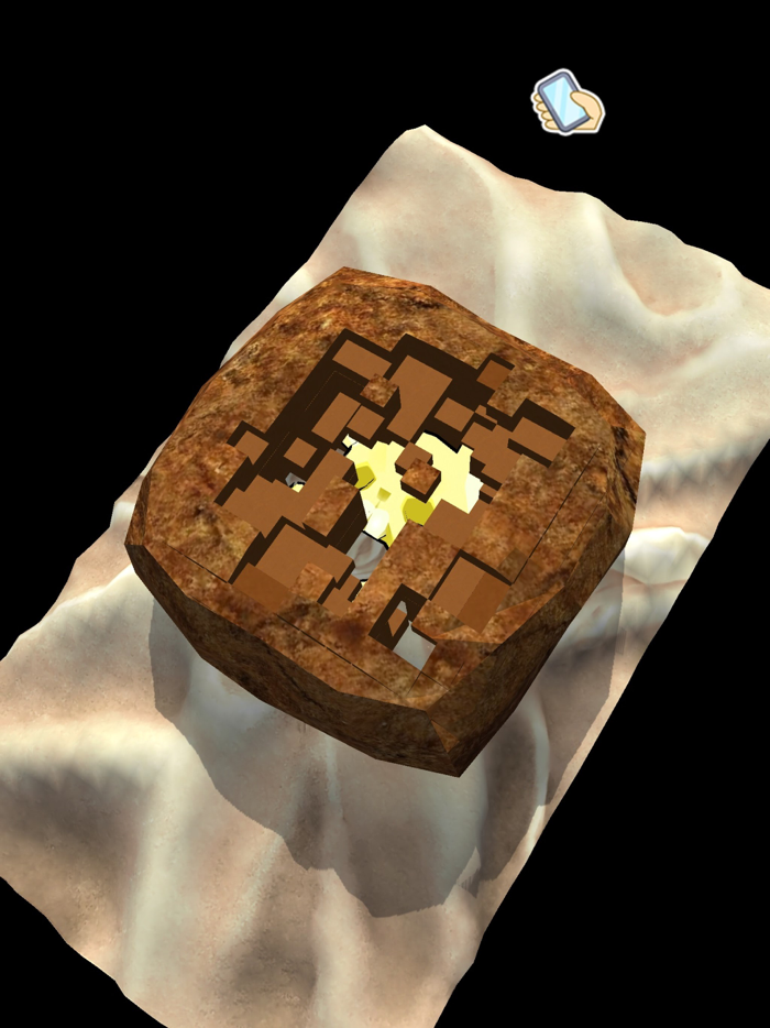ASMR Fossil Excavation 3D