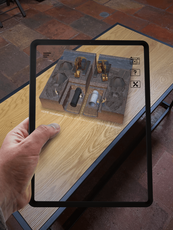 TCPA AR Pipe Comparison iPad screenshot 5 - Reference app