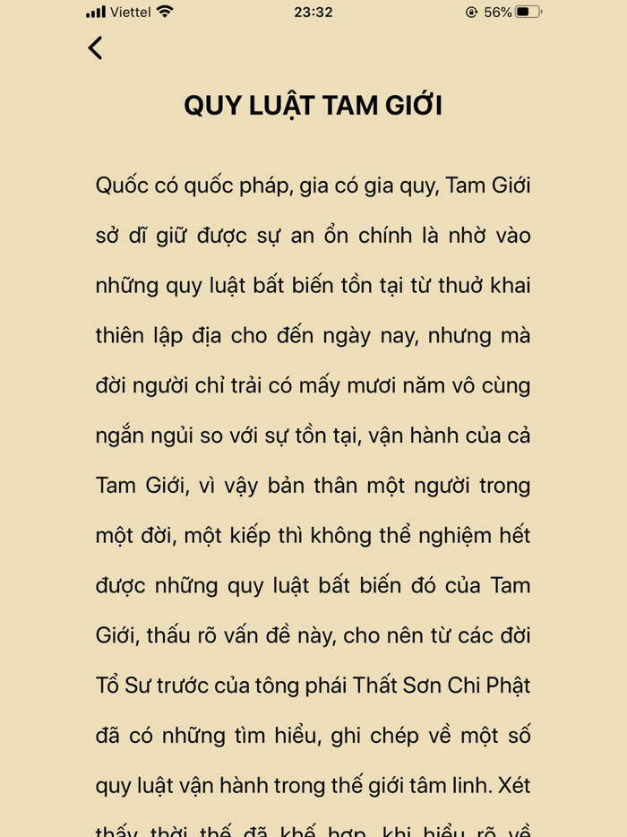 Quy Luật Tam Giới