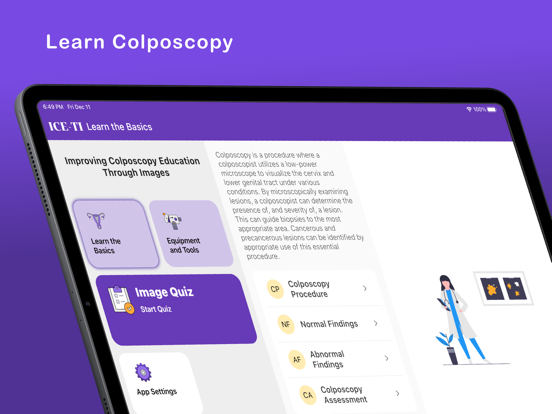 ICE-TI iPad screenshot 1 - Education app