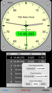 tsd rally clock iphone screenshot 2