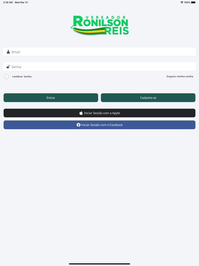 Vereador Ronilson Reis