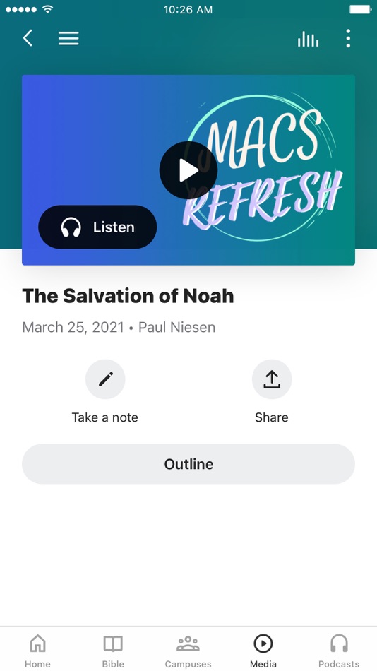 #3. Get Refreshed! (iOS) 由: Christians on Campus