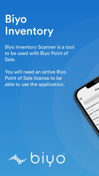 Biyo Inventory