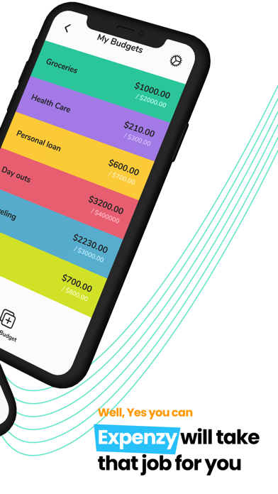 Screenshot 2 of Expenzy - Budget and Expenses App