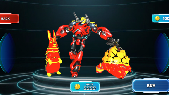 Flying Rabbit Robot Fight