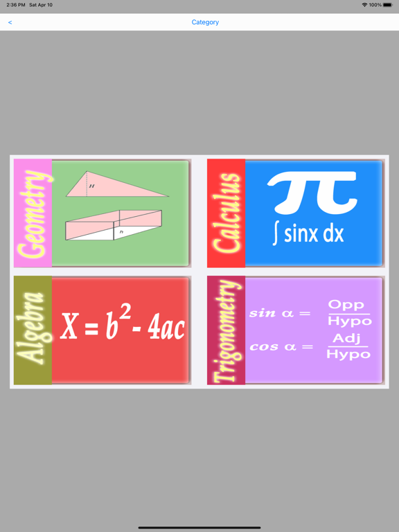 Screenshot #6 pour Math Cheat Sheets