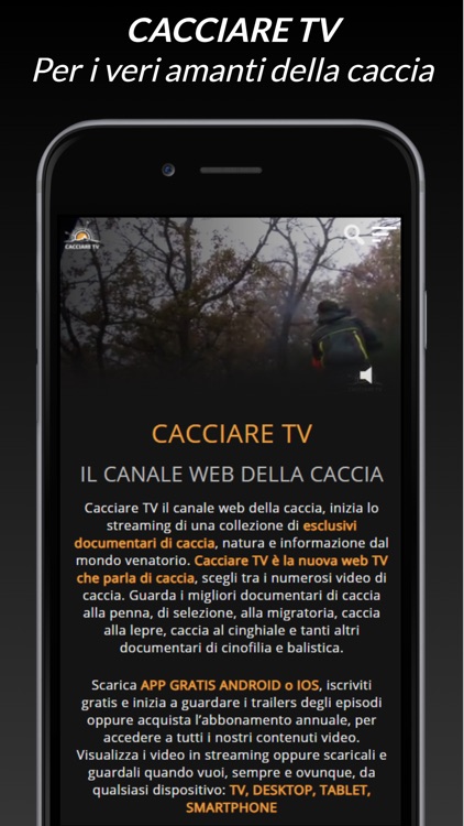 Cacciare TV