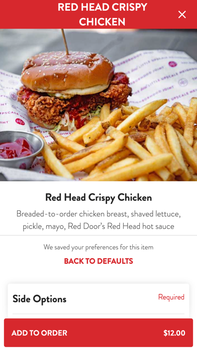 Red Door Woodfired Grill Screenshot