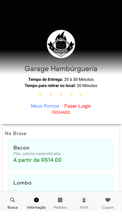 Garage Hamburgueria Cajuru Screenshot 2 - AppWisp.com Garage Hamburgueria Cajuru Screenshot 2 - AppWisp.com