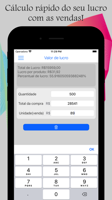 Screenshot #3 pour Bénéfices Calc