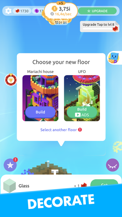 Screenshot #3 pour TapTower - Idle Building Game