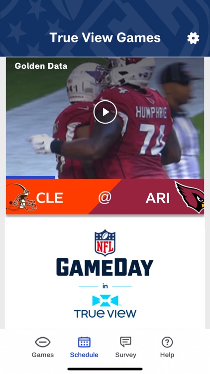 NFL GameDay in True View