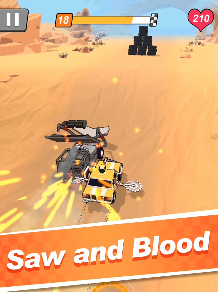 Car Rush Fighting and Racing