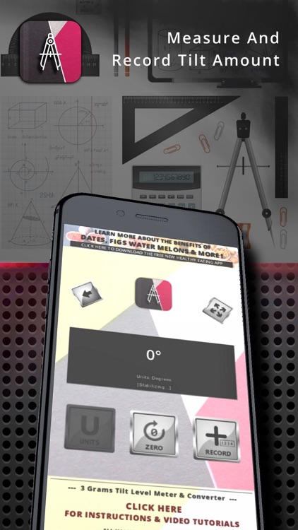 3 Grams Tilt Level Meter