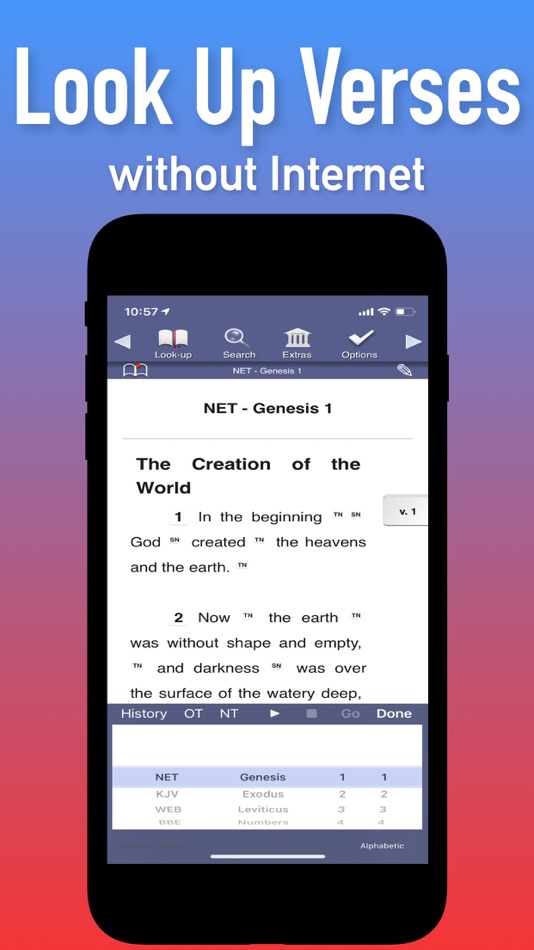 #1. Touch Bible: Read, Study & Go (iOS) By: Patrick Franklin