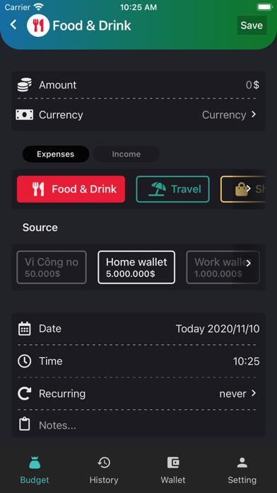 mWallet - Money Saver Screenshot