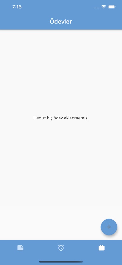 Çalışma - Ödev Programı