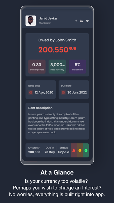 Pocket Mint - Debt tracker Screenshot