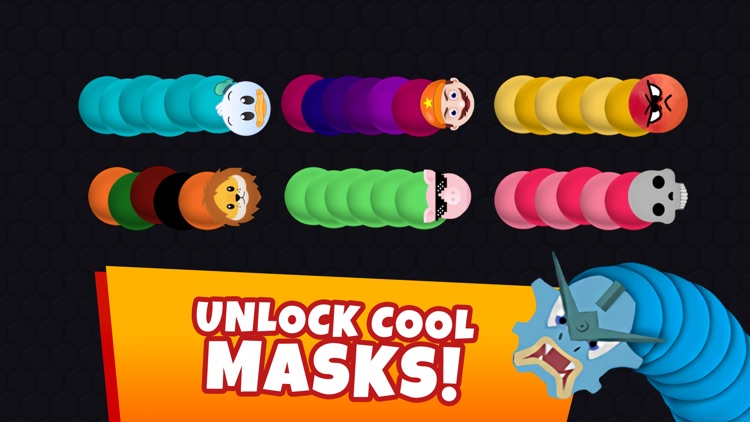 Snaky .io - MMO Worm Game screenshot-5