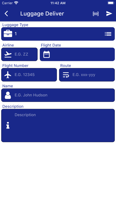 Luggage Storage Screenshot