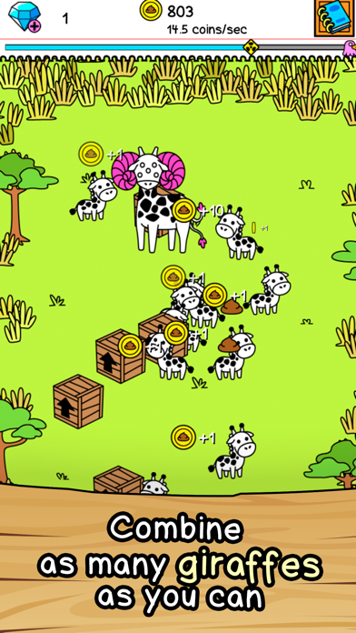 Giraffe Evolution | Clicker Game of the Mutant Giraffes Screenshot 1
