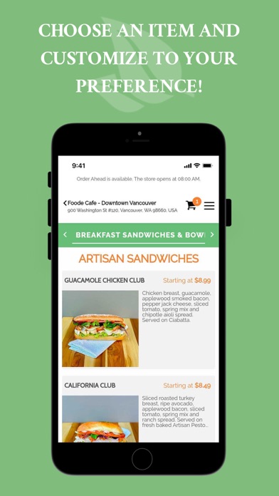 Foode Cafe + Catering Screenshot