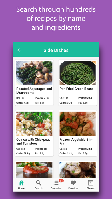 Screenshot #3 pour Diet Meal Planner