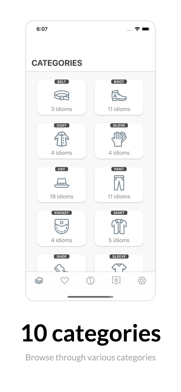 English Clothing Idioms