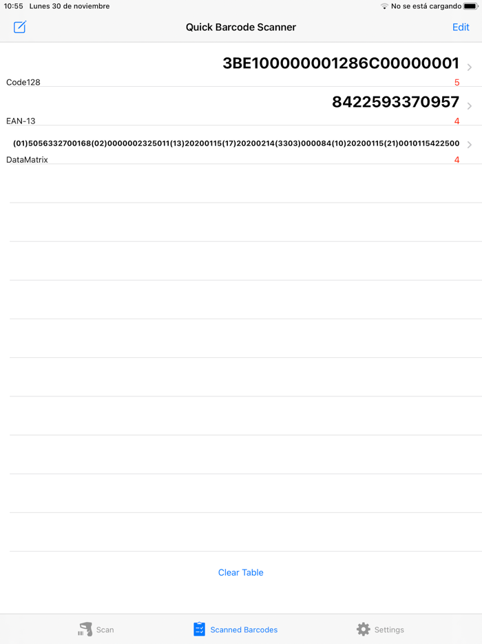 Quick Barcode Scanner