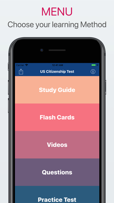 US Citizenship Test - USCIS Screenshot