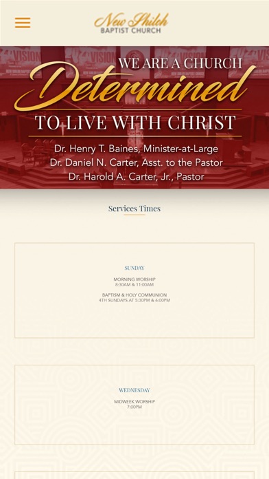 New Shiloh Baptist Church Screenshot