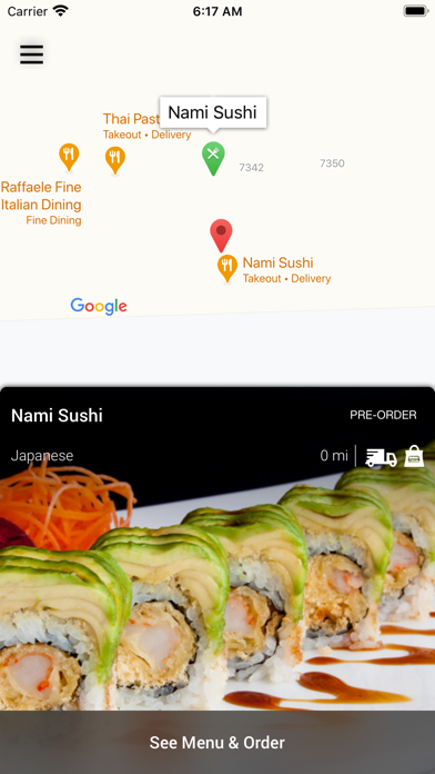 Nami Sushi Restaurant Screenshot