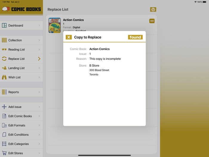 Comic Books Collector