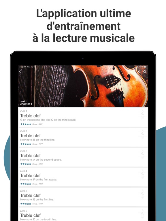 Screenshot #4 pour Complete Music Reading Trainer