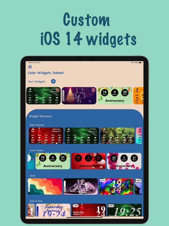 Screenshot #5 pour Color Widgets Instant