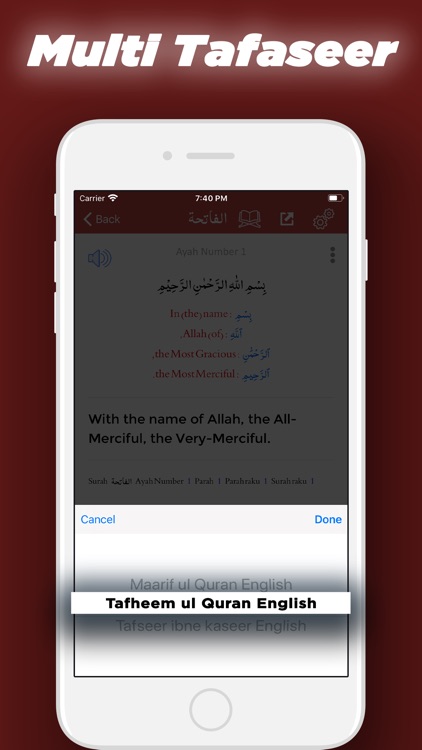 Quran English Tafaseer screenshot-3
