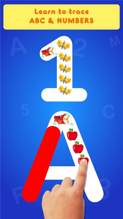 Coloring Glitter Numbers Screenshot
