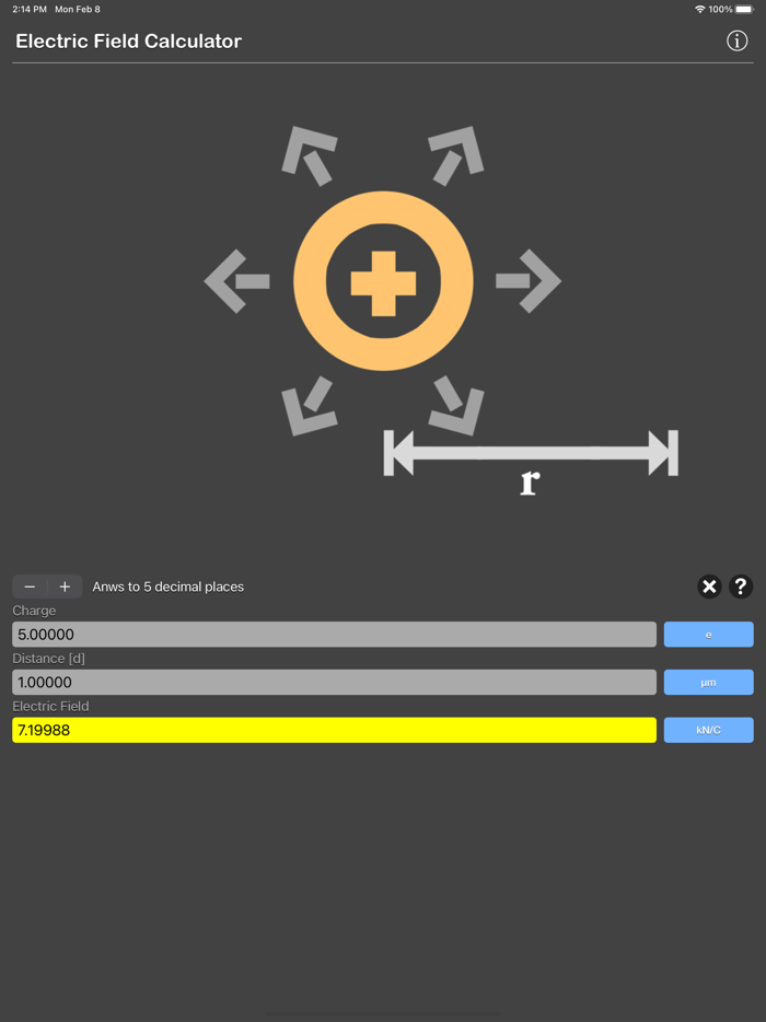Electric Field Calculator